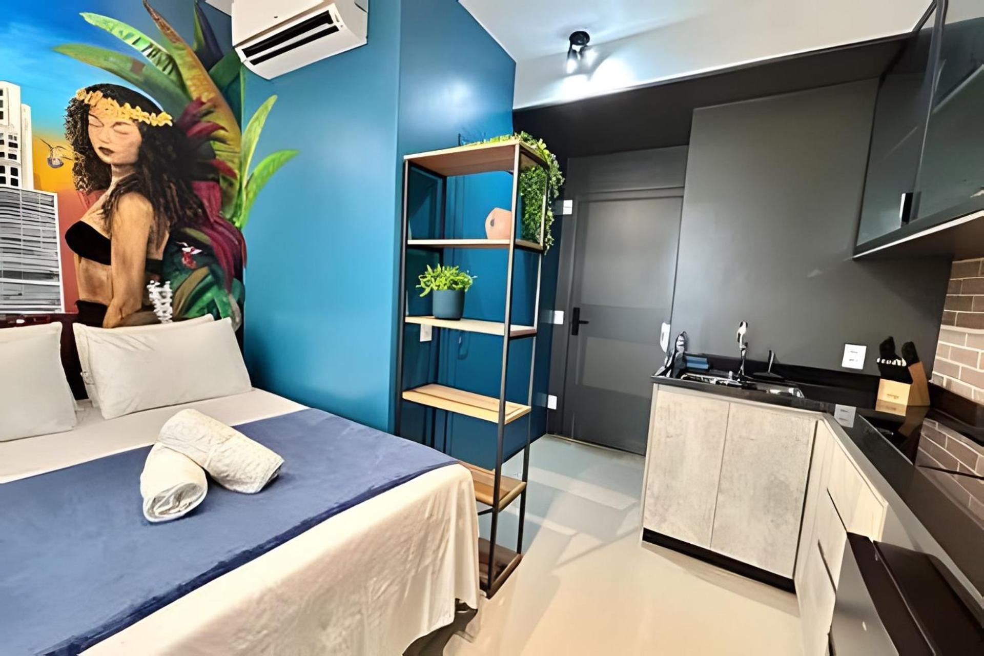 Studio/Moderno/200 M Allianz/Piscina/Wifi/Vaga São Paulo Eksteriør billede